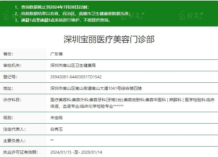 深圳宝丽医疗美容门诊部